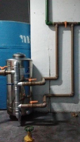 Sistema de tratamento de agua de poço artesiano